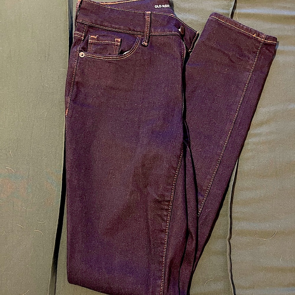 NEVER WORN Old Navy Dark Blue Midrise Skinny Jeans stretch denim